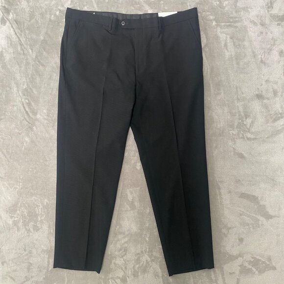 Nautica Men's Black Dress Pants Ceylon Size 42x30 Active Stretch Flat Front NWT - Picture 1 of 10